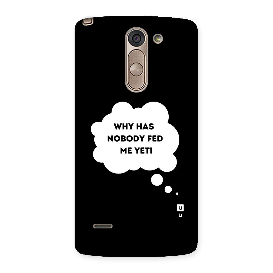 Why No Food Yet Back Case for LG G3 Stylus