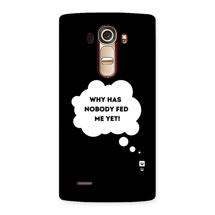 Why No Food Yet Back Case for LG G4