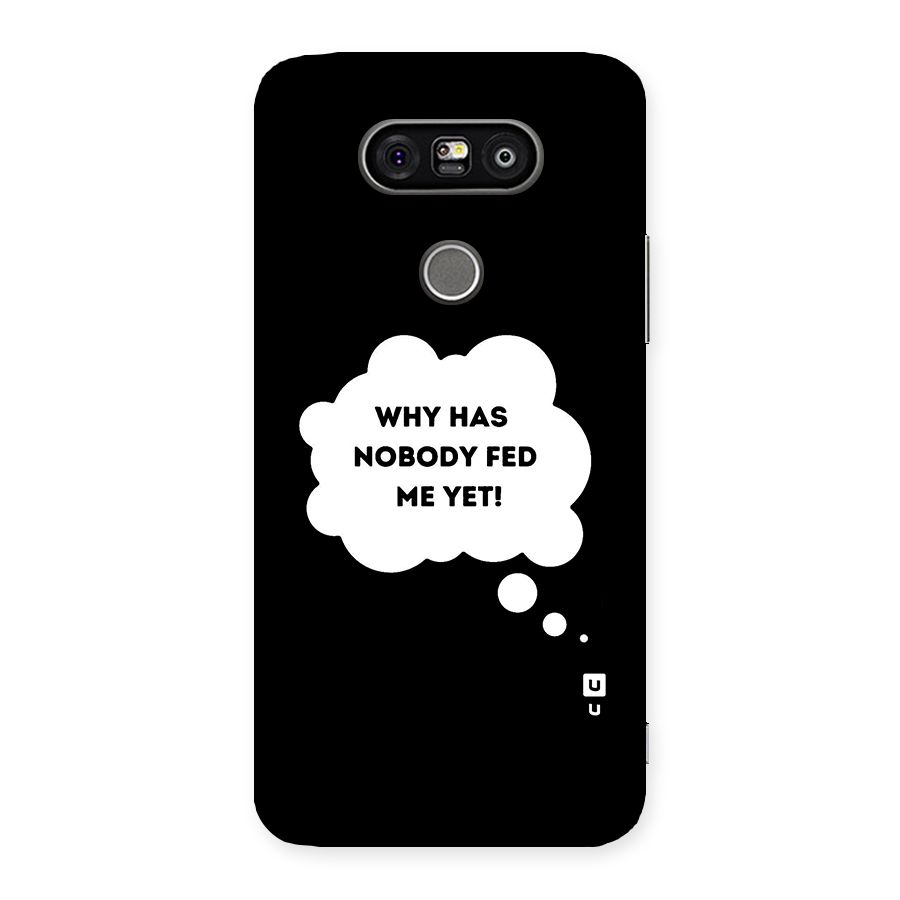 Why No Food Yet Back Case for LG G5