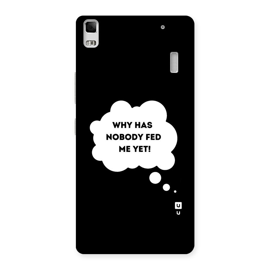Why No Food Yet Back Case for Lenovo A7000