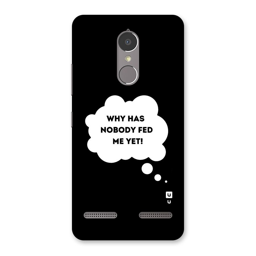 Why No Food Yet Back Case for Lenovo K6 Power