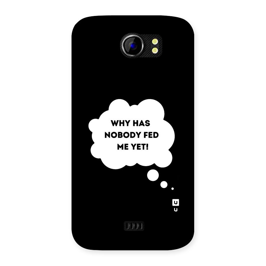 Why No Food Yet Back Case for Micromax Canvas 2 A110