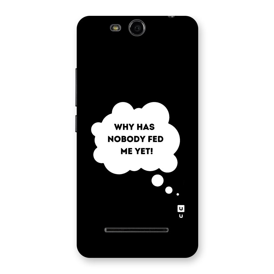 Why No Food Yet Back Case for Micromax Canvas Juice 3 Q392