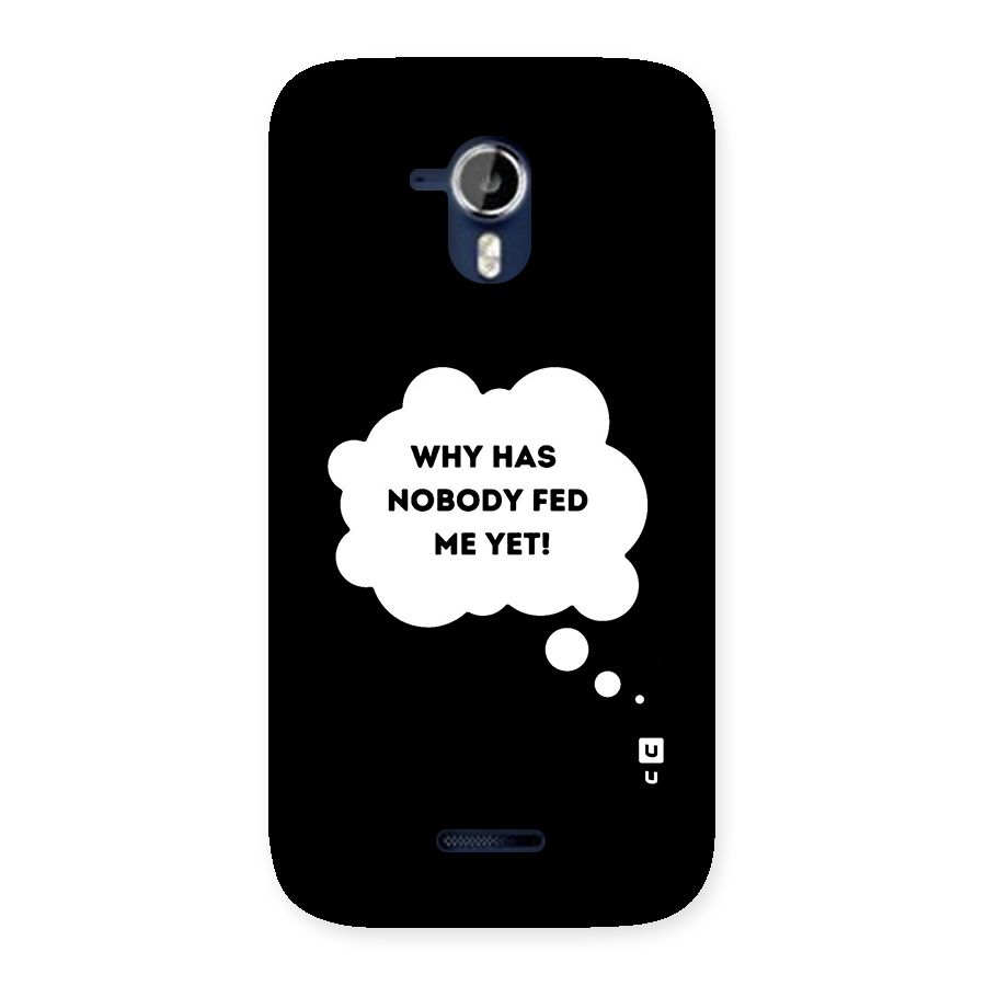 Why No Food Yet Back Case for Micromax Canvas Magnus A117