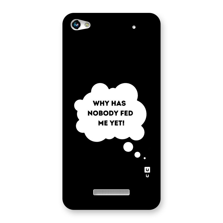Why No Food Yet Back Case for Micromax Hue 2