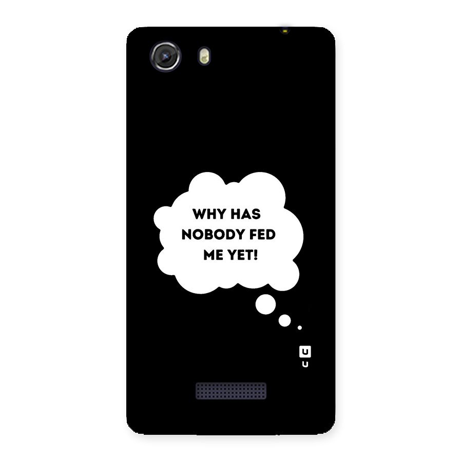 Why No Food Yet Back Case for Micromax Unite 3