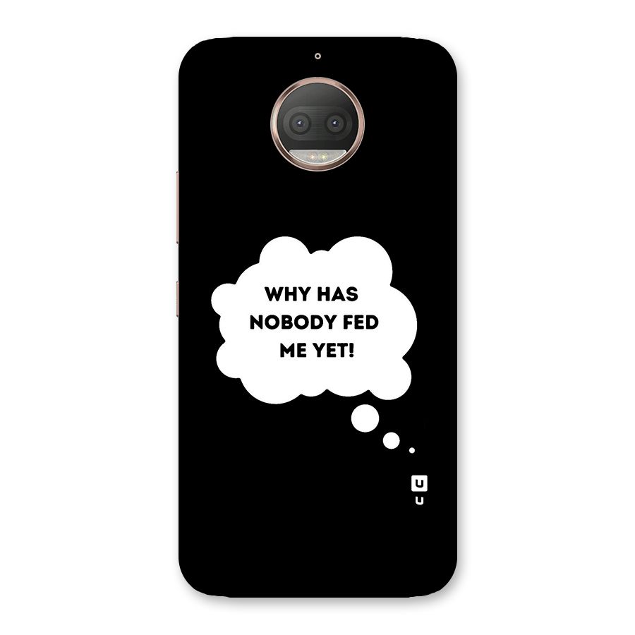 Why No Food Yet Back Case for Moto G5s Plus