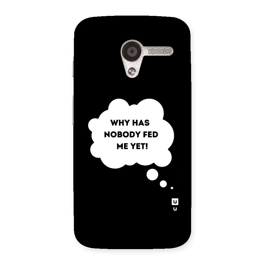 Why No Food Yet Back Case for Moto X