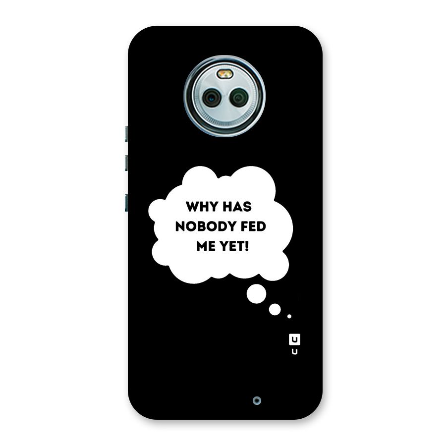 Why No Food Yet Back Case for Moto X4