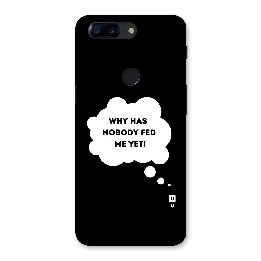 Why No Food Yet Back Case for OnePlus 5T