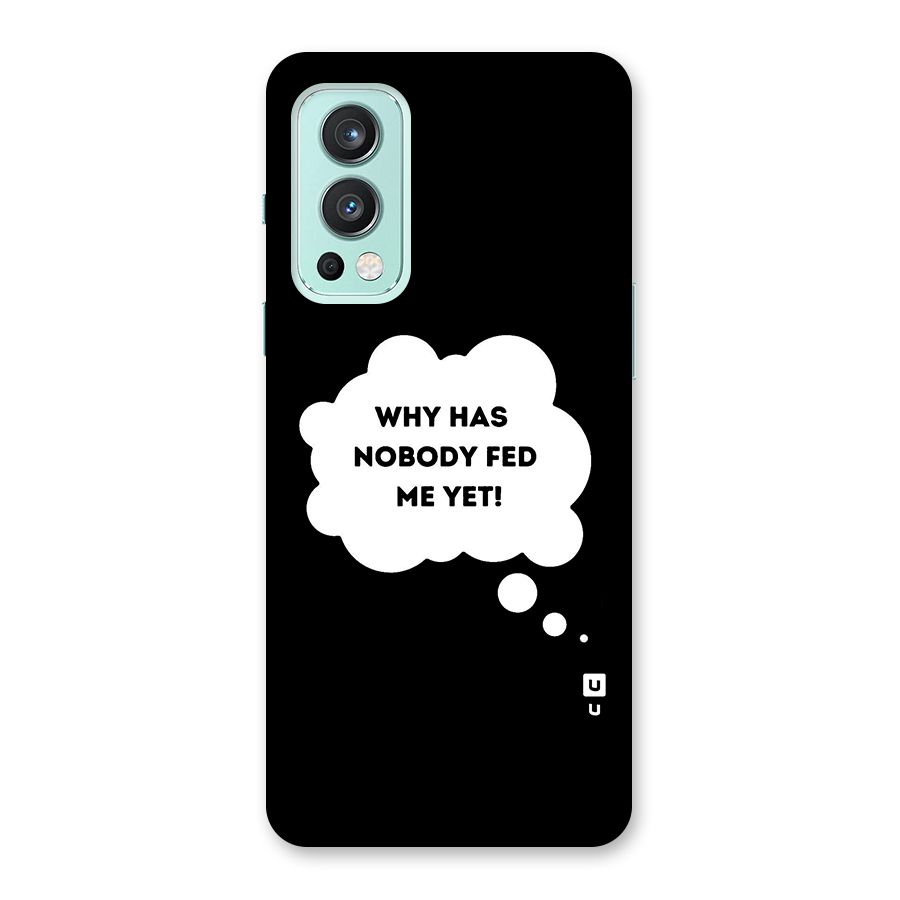 Why No Food Yet Glass Back Case for OnePlus Nord 2 5G