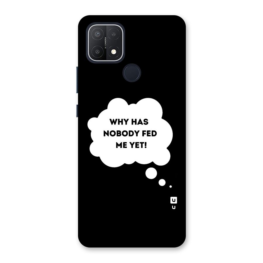 Why No Food Yet Back Case for Oppo A15s