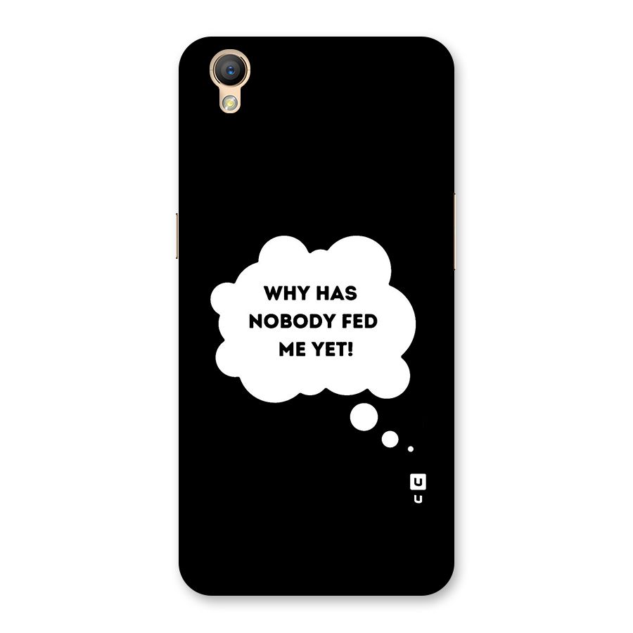 Why No Food Yet Back Case for Oppo A37