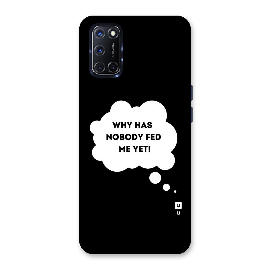 Why No Food Yet Back Case for Oppo A52