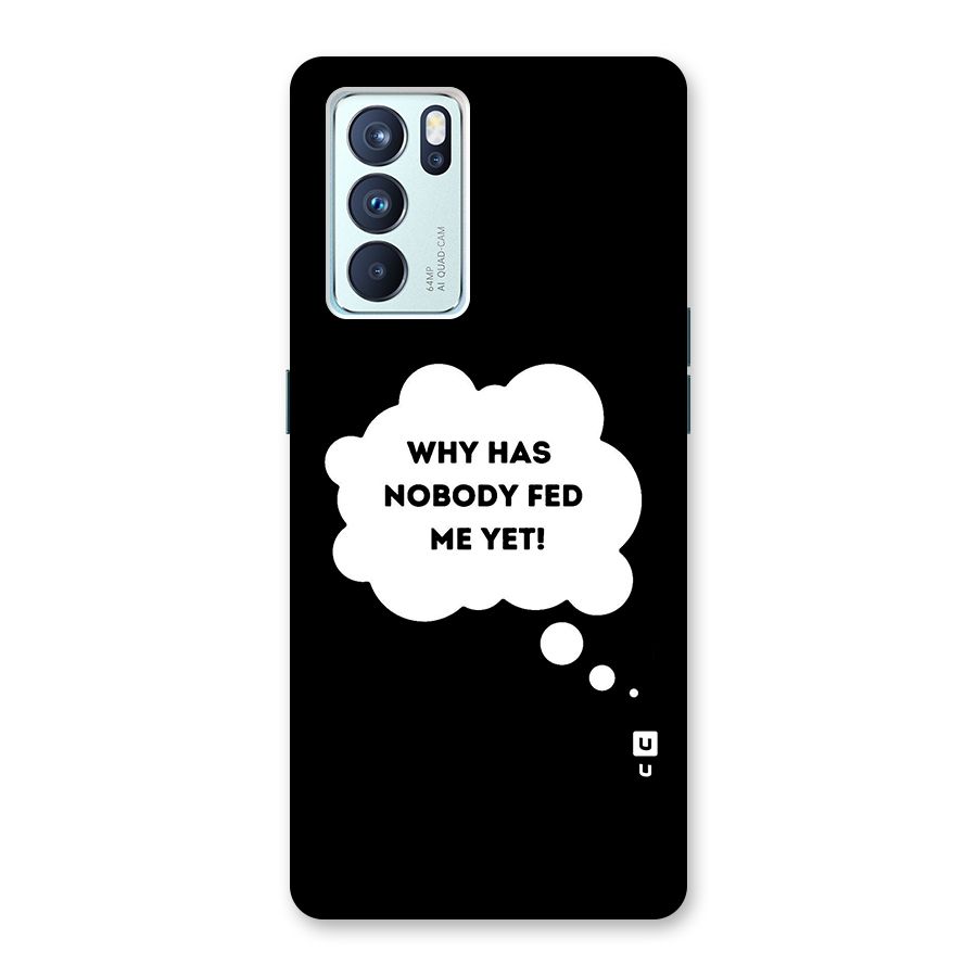 Why No Food Yet Glass Back Case for Oppo Reno6 Pro 5G
