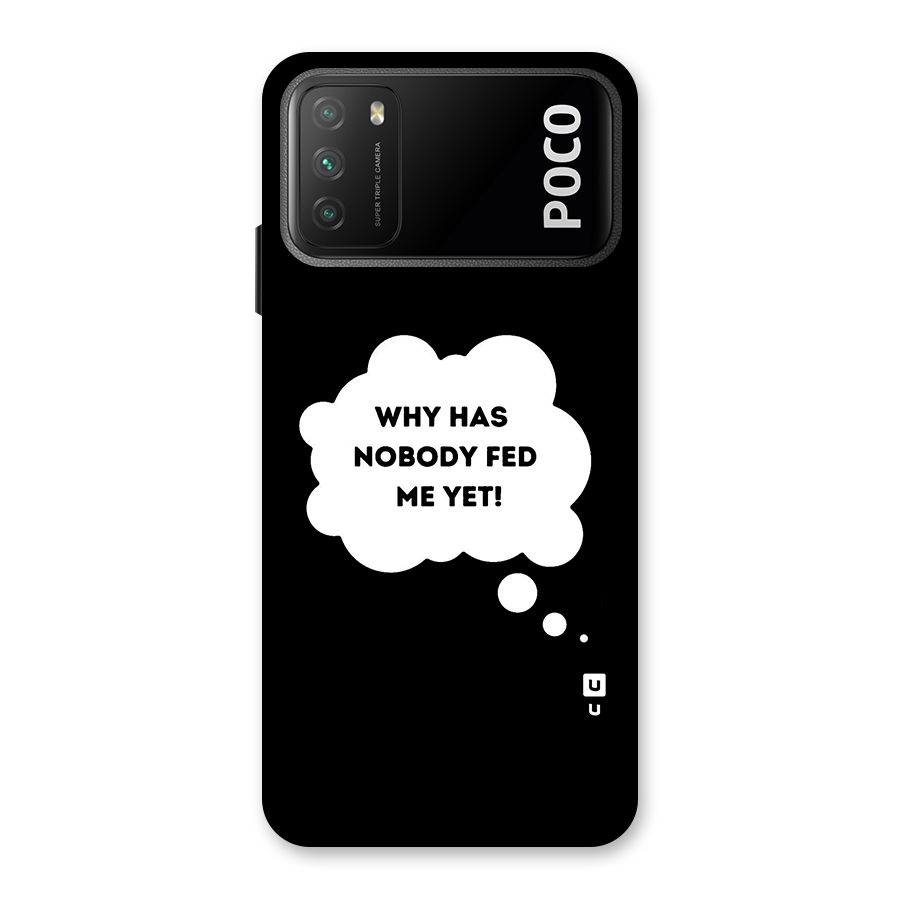 Why No Food Yet Back Case for Poco M3