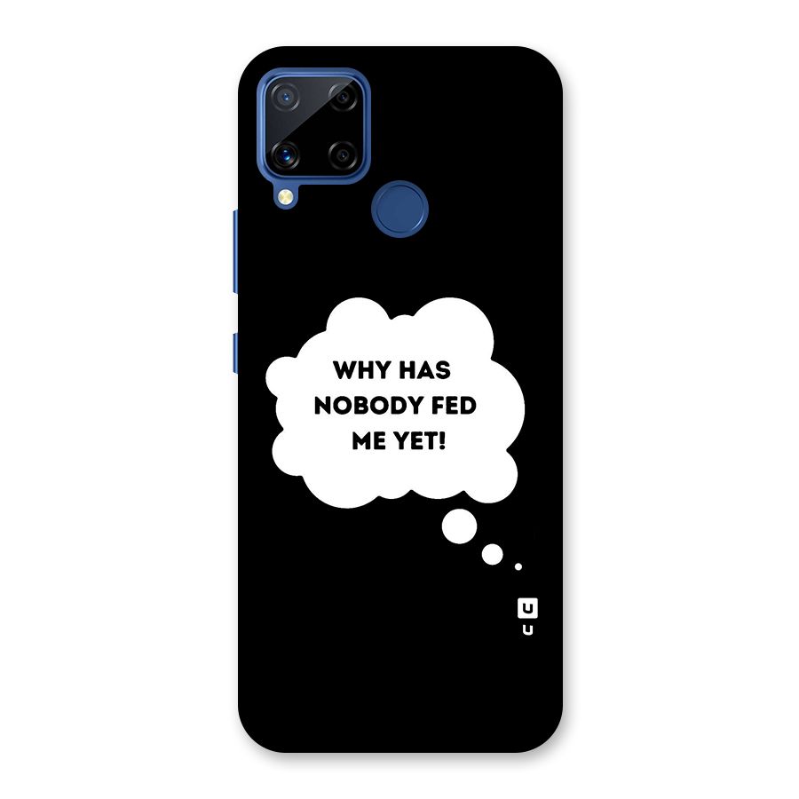 Why No Food Yet Glass Back Case for Realme Narzo 30A