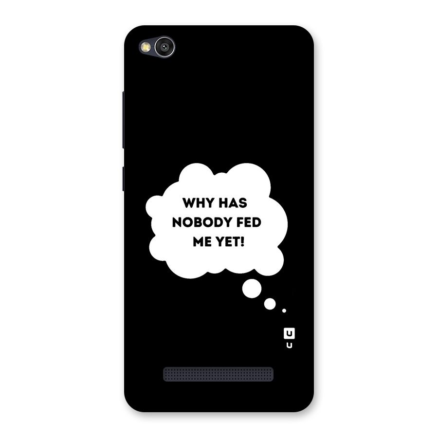 Why No Food Yet Back Case for Redmi 4A