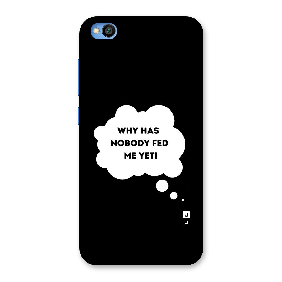 Why No Food Yet Back Case for Redmi Go