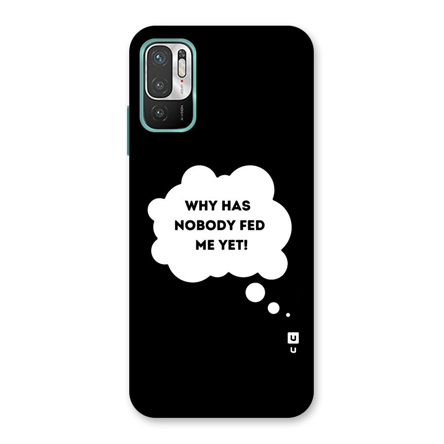Why No Food Yet Back Case for Redmi Note 10T 5G