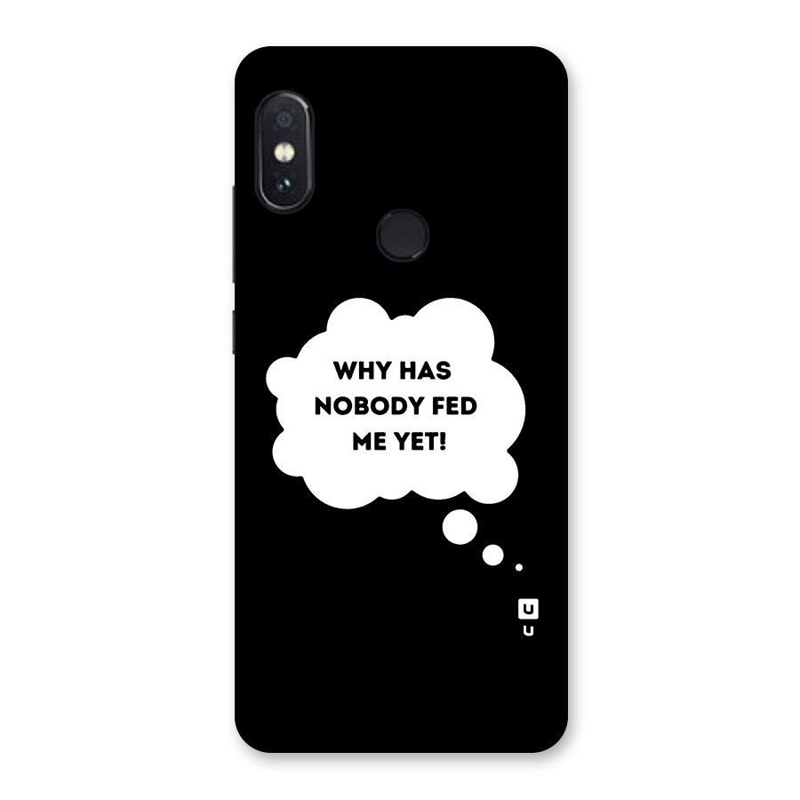 Why No Food Yet Glass Back Case for Redmi Note 5 Pro