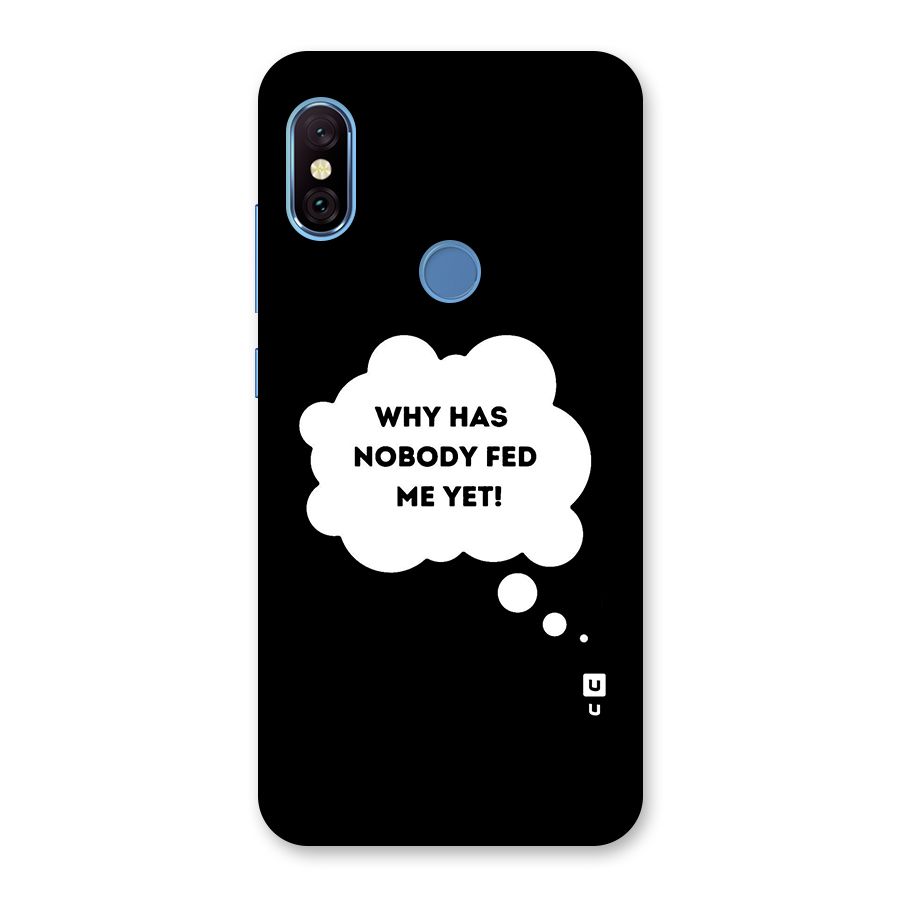 Why No Food Yet Back Case for Redmi Note 6 Pro