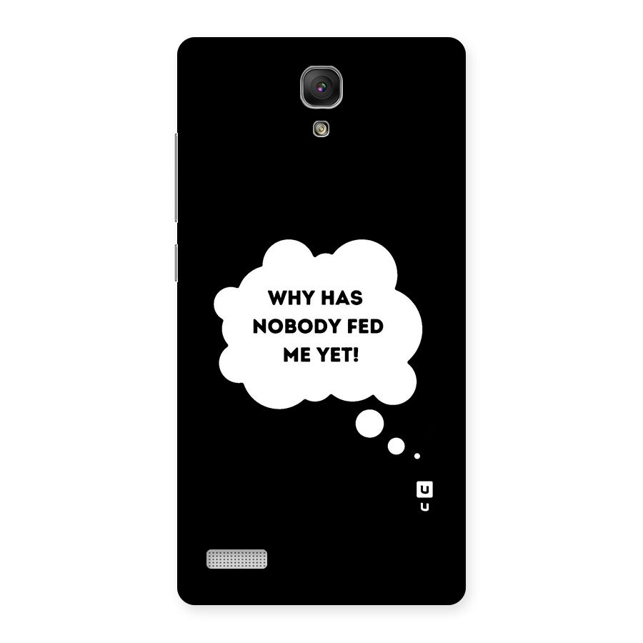 Why No Food Yet Back Case for Redmi Note Prime