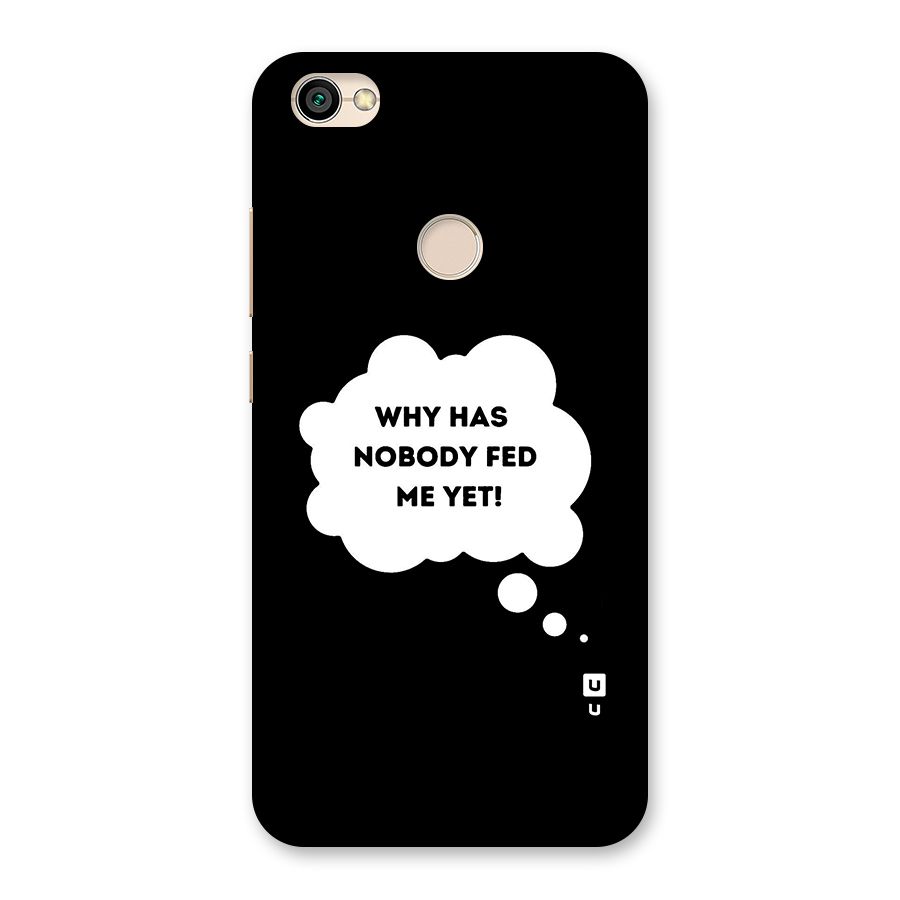 Why No Food Yet Back Case for Redmi Y1 2017