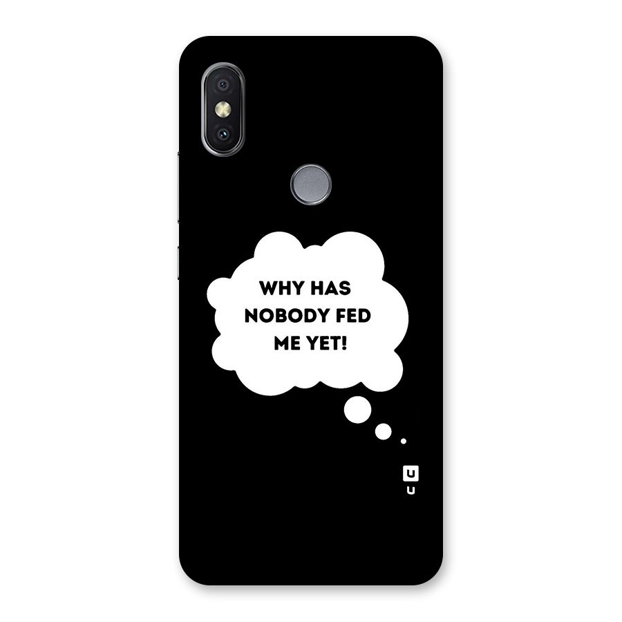 Why No Food Yet Back Case for Redmi Y2