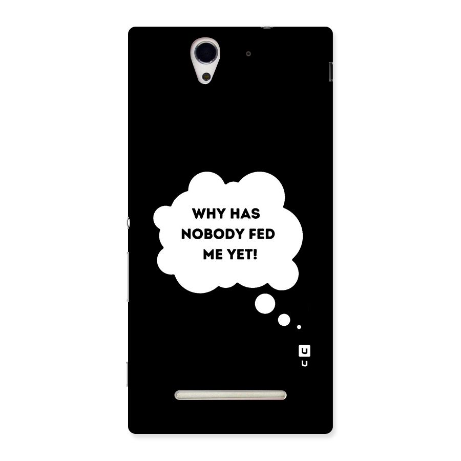 Why No Food Yet Back Case for Sony Xperia C3