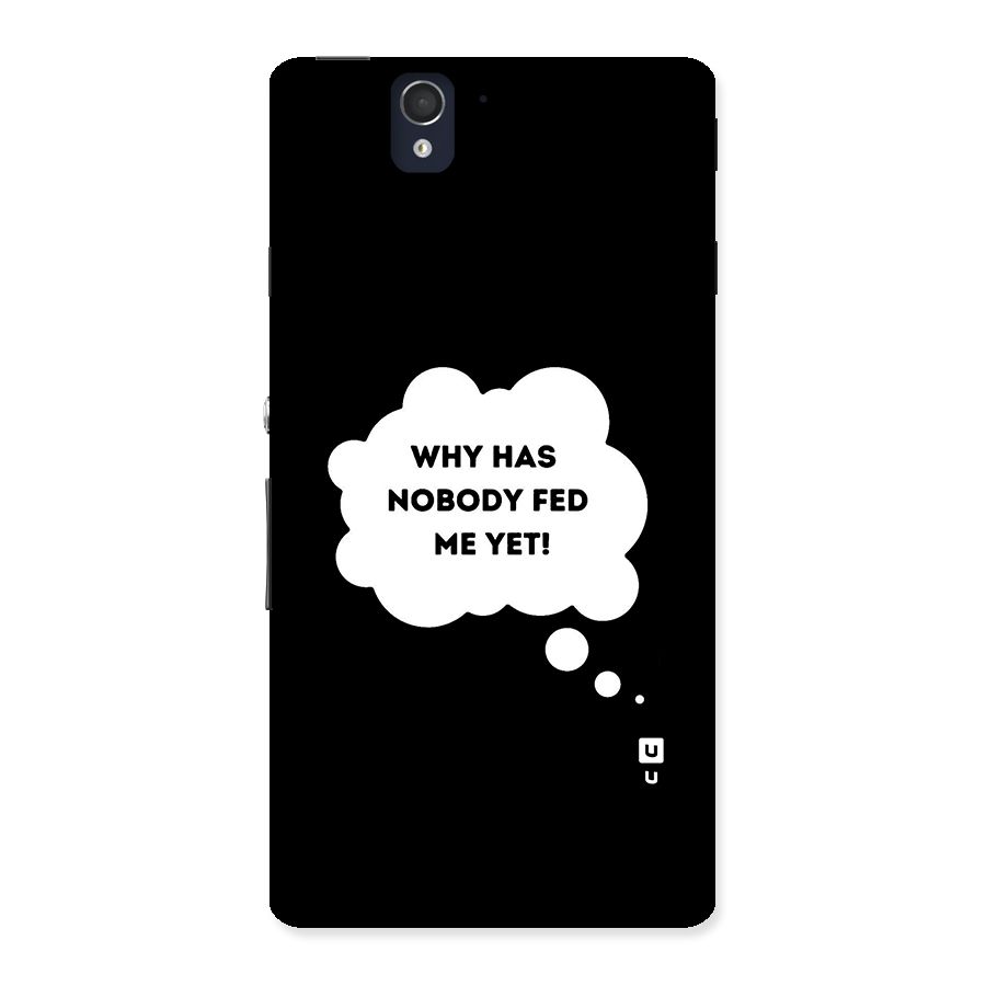 Why No Food Yet Back Case for Sony Xperia Z