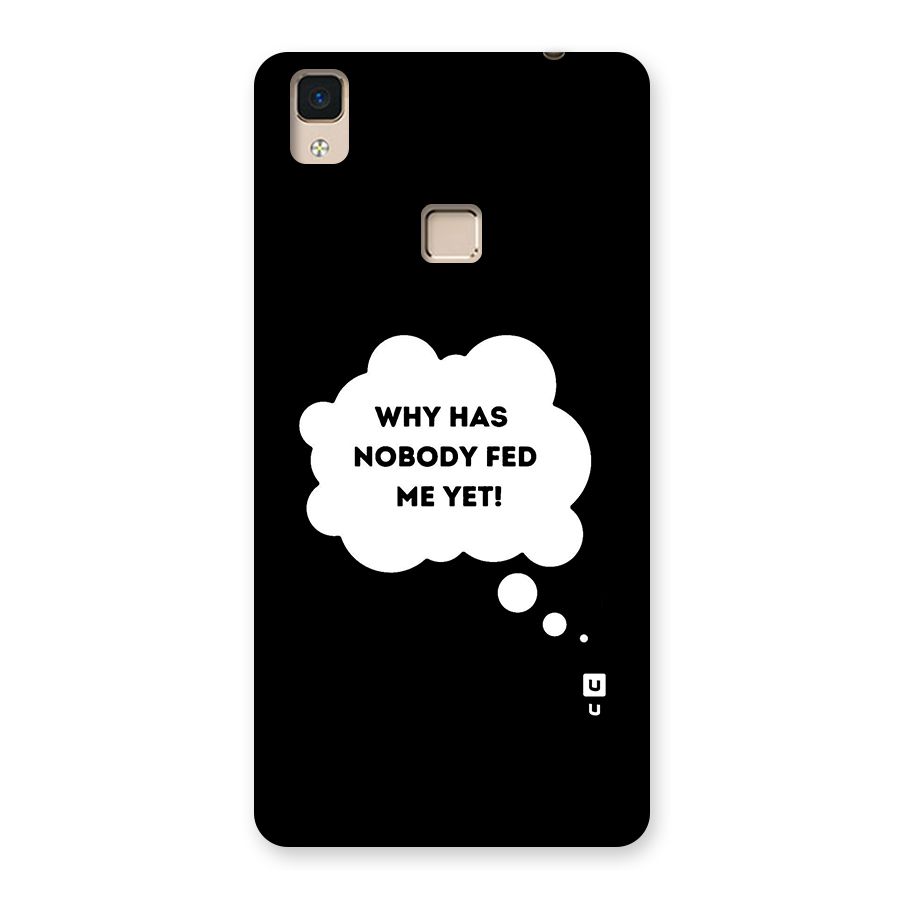 Why No Food Yet Back Case for V3 Max