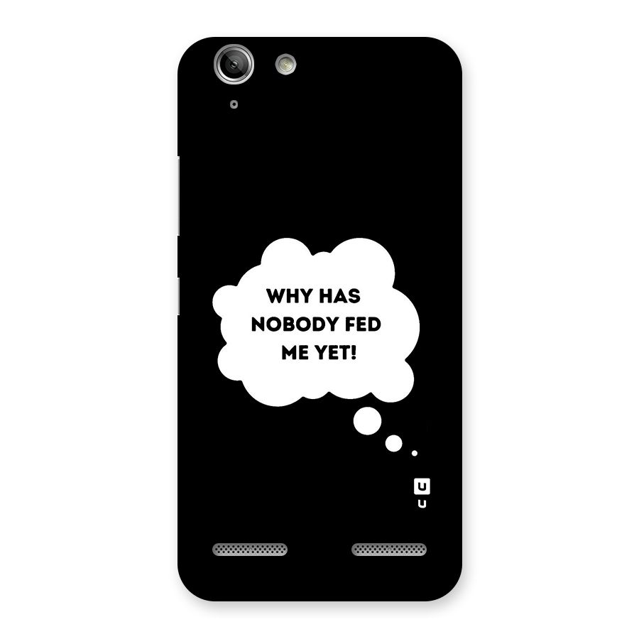 Why No Food Yet Back Case for Vibe K5 Plus