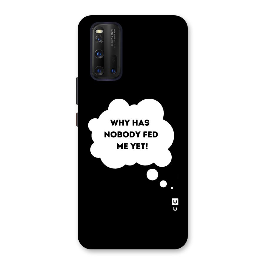 Why No Food Yet Glass Back Case for Vivo iQOO 3