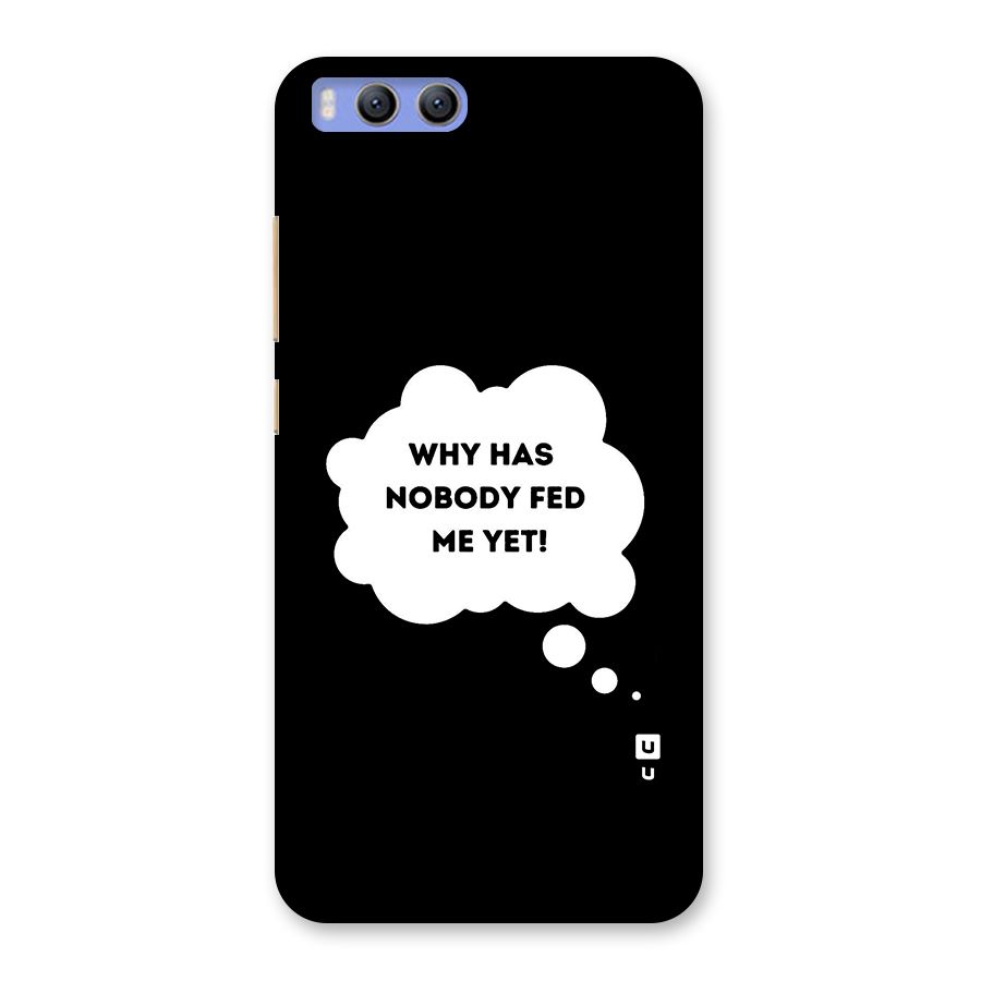 Why No Food Yet Back Case for Xiaomi Mi 6