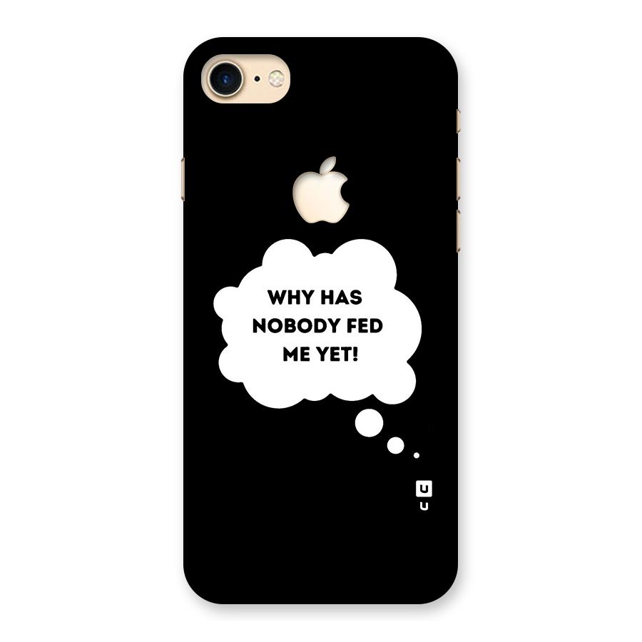 Why No Food Yet Back Case for iPhone 7 Apple Cut