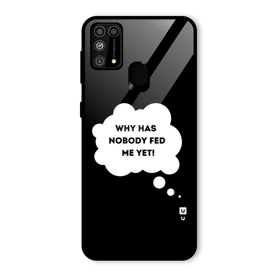 Why No Food Yet Glass Back Case for Galaxy M31