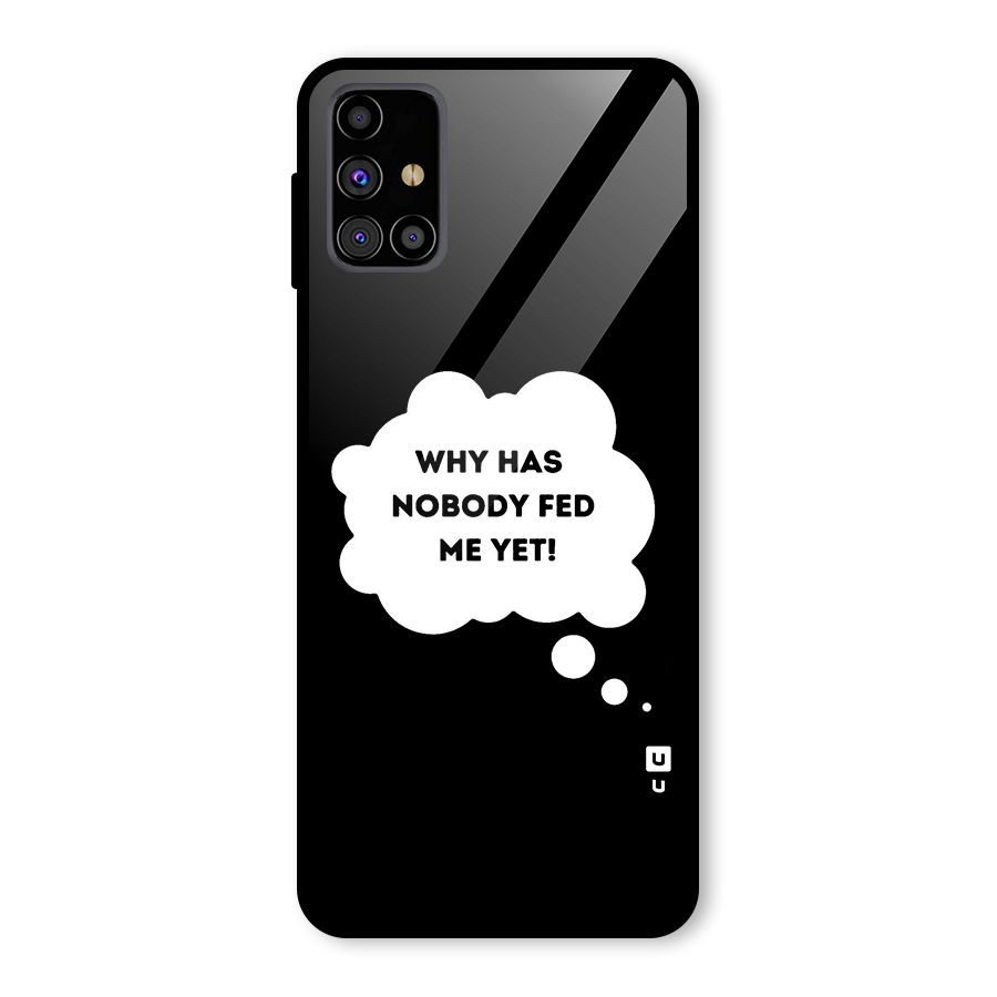 Why No Food Yet Glass Back Case for Galaxy M31s