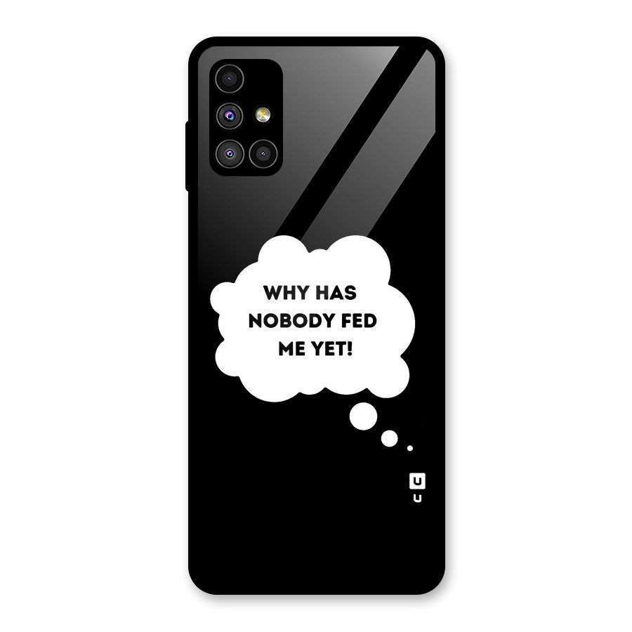 Why No Food Yet Glass Back Case for Galaxy M51