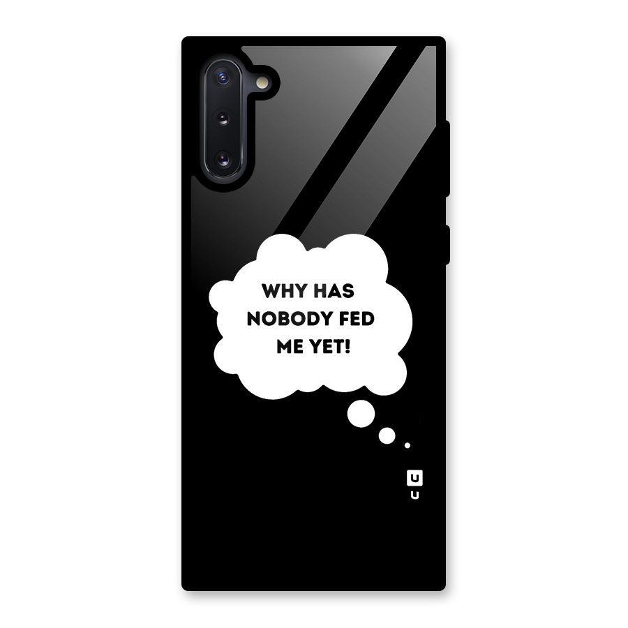 Why No Food Yet Glass Back Case for Galaxy Note 10
