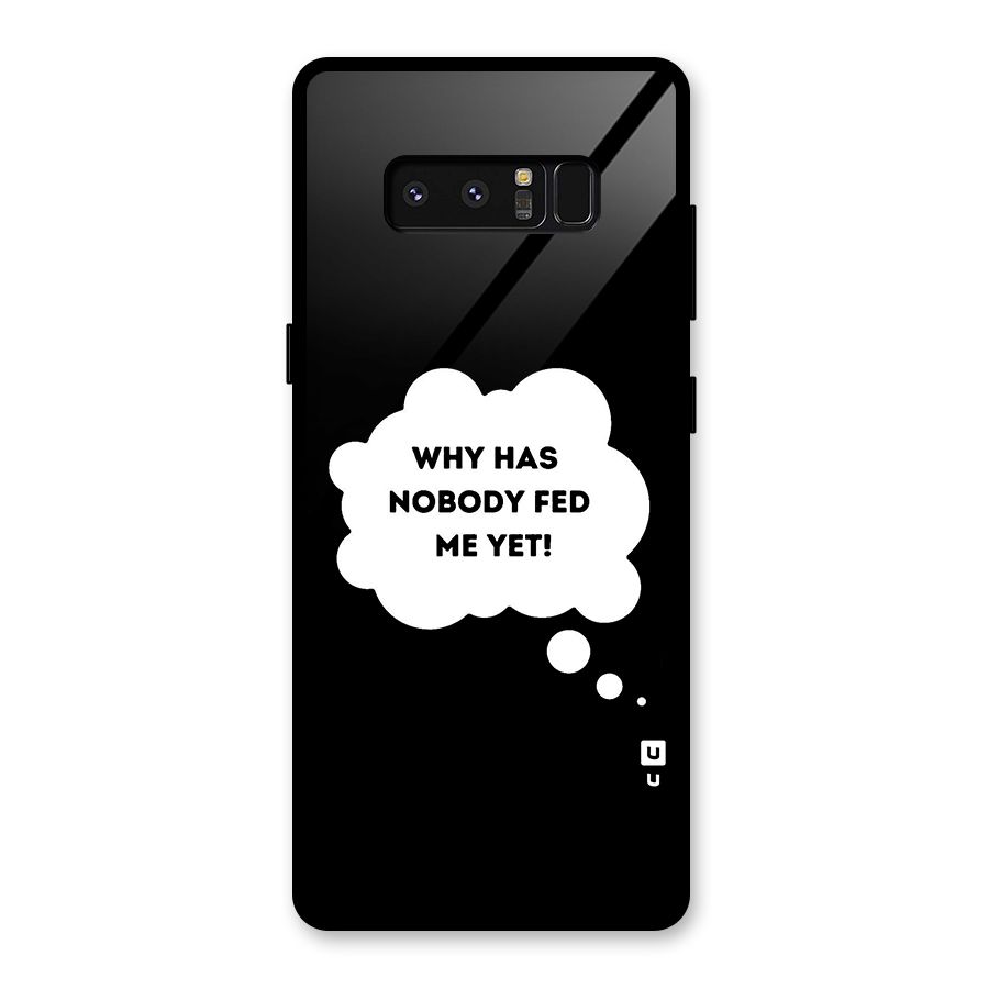 Why No Food Yet Glass Back Case for Galaxy Note 8