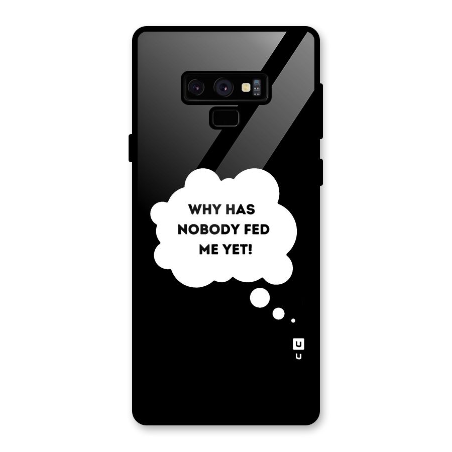Why No Food Yet Glass Back Case for Galaxy Note 9