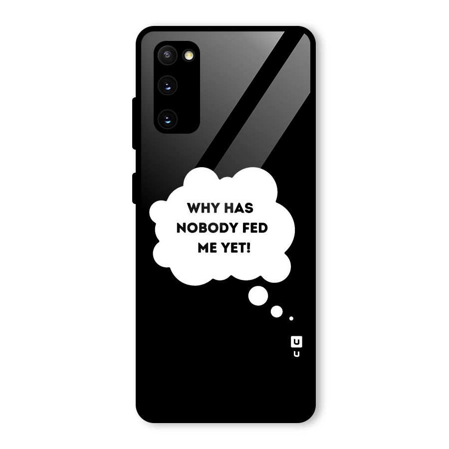 Why No Food Yet Glass Back Case for Galaxy S20 FE