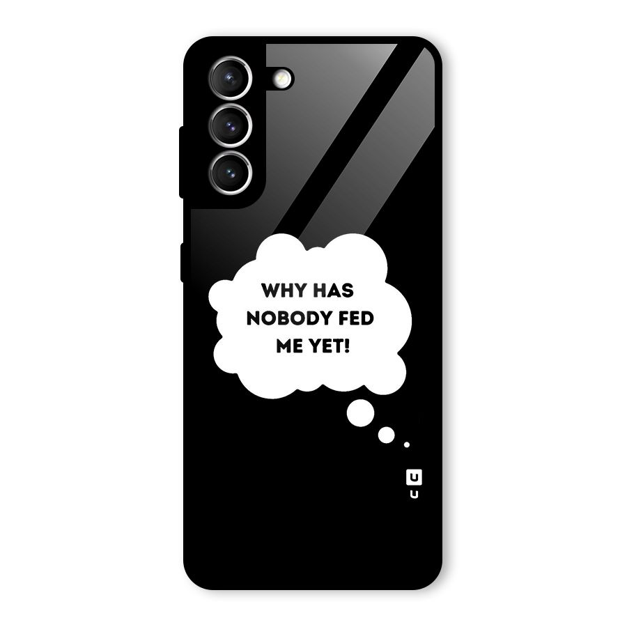 Why No Food Yet Glass Back Case for Galaxy S21 5G