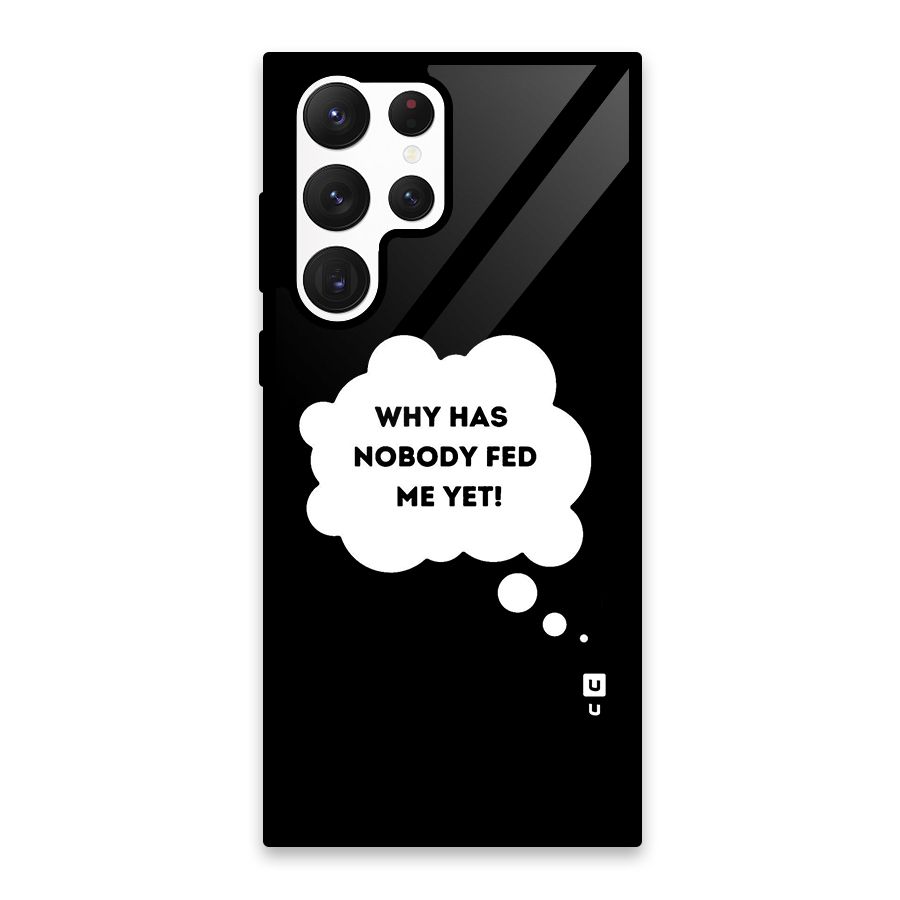 Why No Food Yet Glass Back Case for Galaxy S22 Ultra 5G