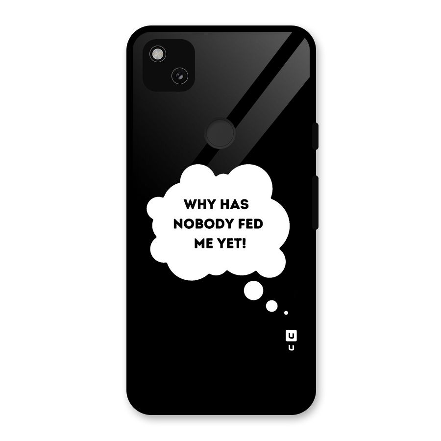 Why No Food Yet Glass Back Case for Google Pixel 4a