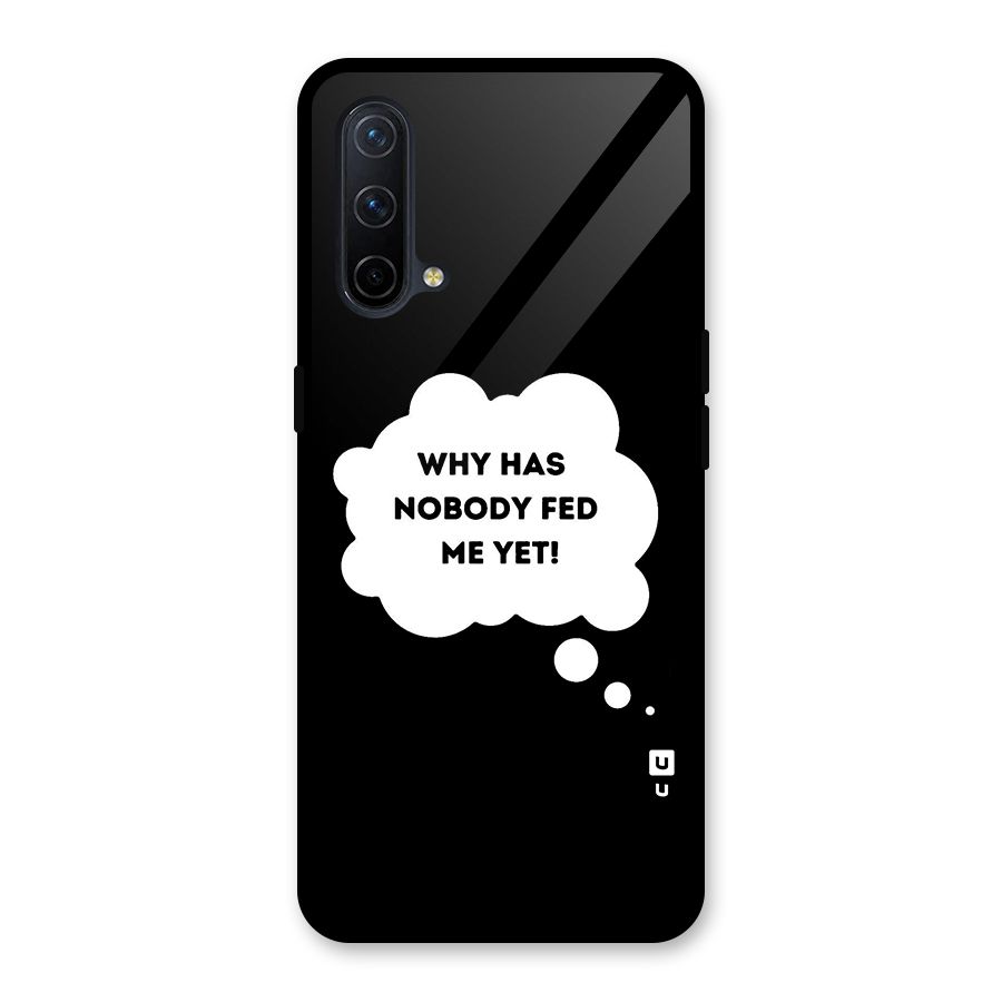 Why No Food Yet Glass Back Case for OnePlus Nord CE 5G