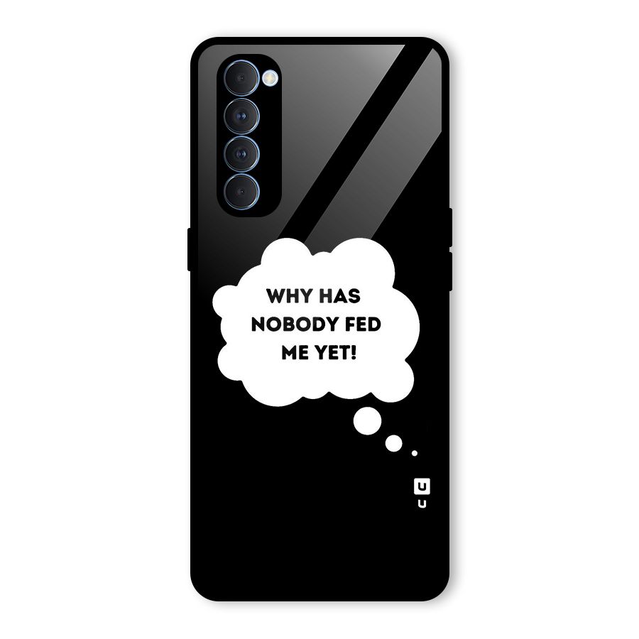 Why No Food Yet Glass Back Case for Oppo Reno4 Pro