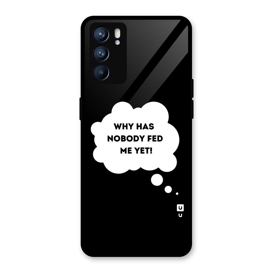 Why No Food Yet Glass Back Case for Oppo Reno6 5G