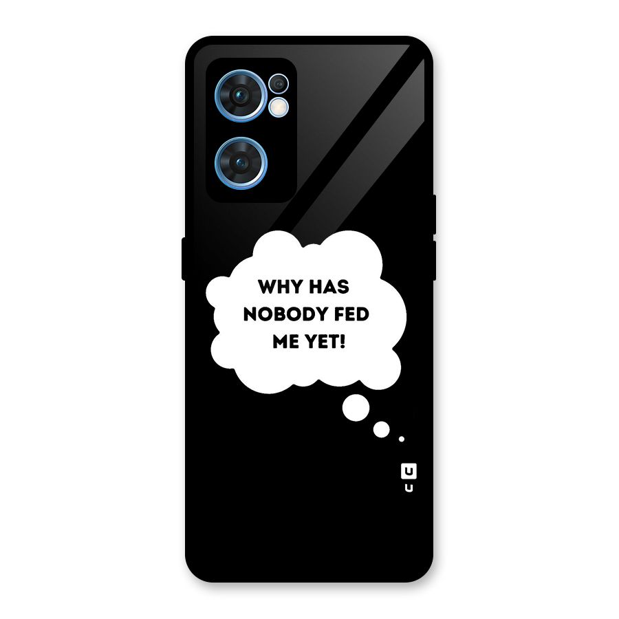 Why No Food Yet Glass Back Case for Oppo Reno7 5G